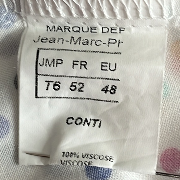 Jean Marc Philippe Polka Dot Button Front Blouse - Size XL - Picture 8 of 9